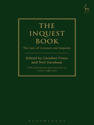 cover image of The Inquest Book